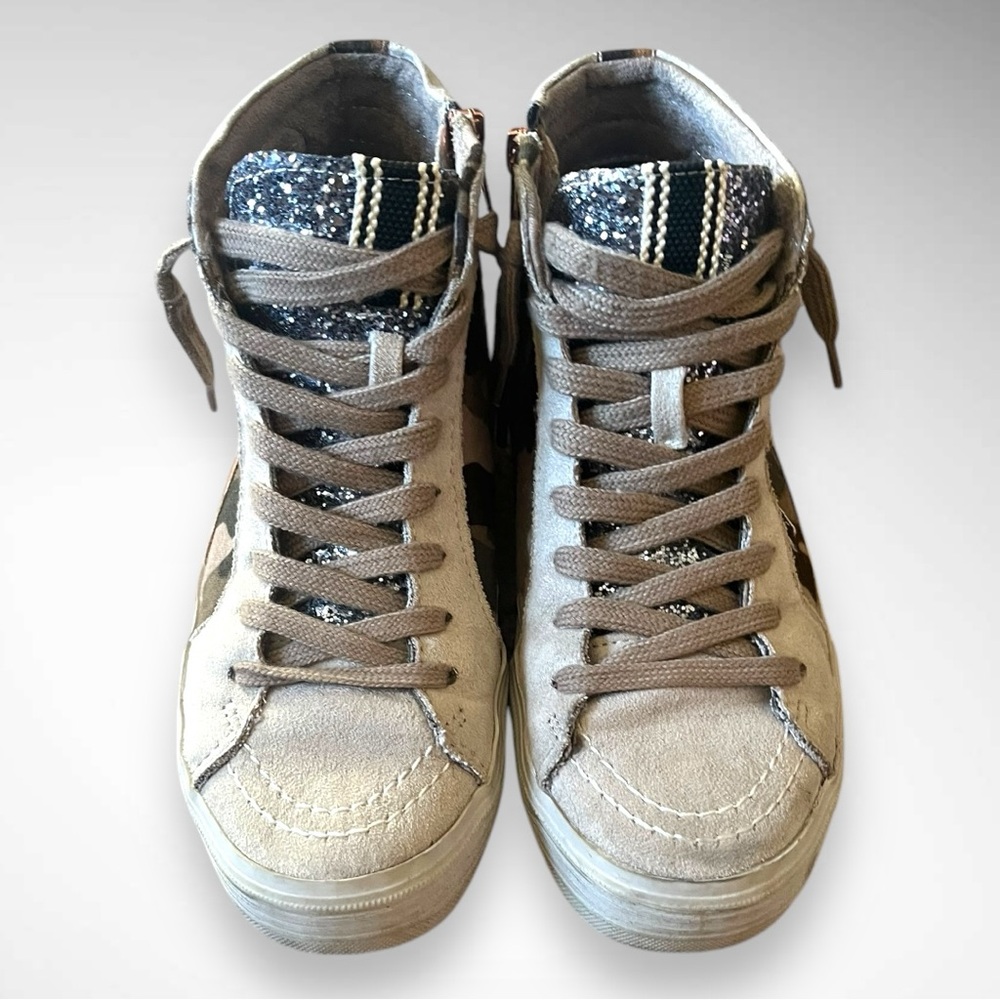SHU SHOP Roxanne High Top Camo Sneakers Size 7 | EUC - Picture 3 of 11